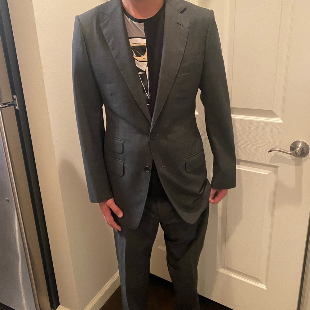 Tom ford o Connor suit dark Grey charcoal